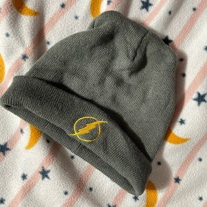 Gray DC Flash Beanie